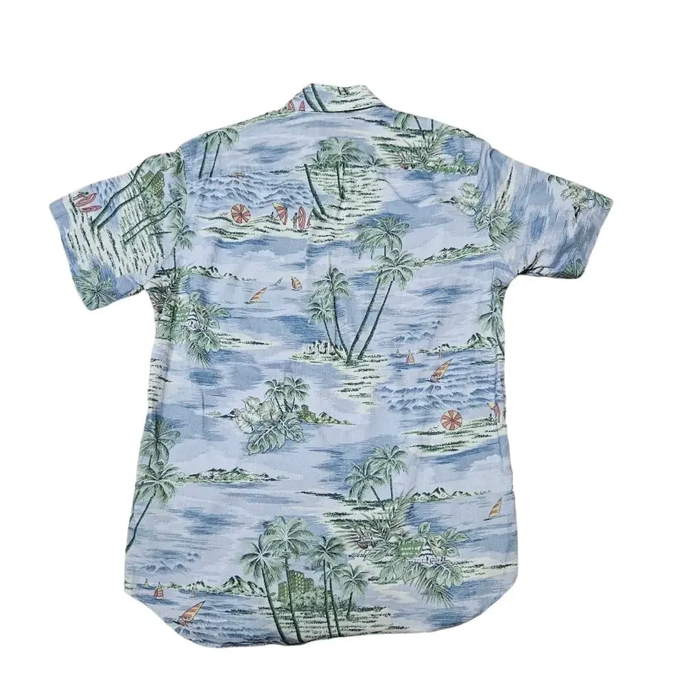 J.Crew button down tropical vacation 100% cotton size small tropical, vacation,